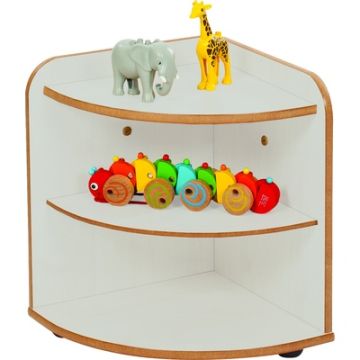 2 High Corner Unit Grey