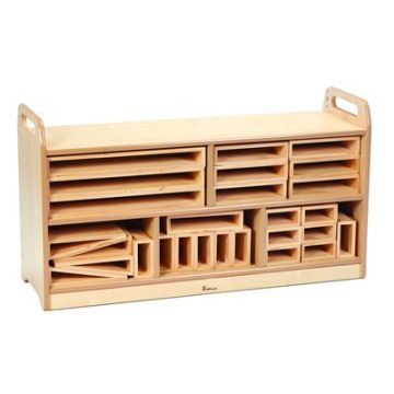 Hollow Block Storage Unit with Back