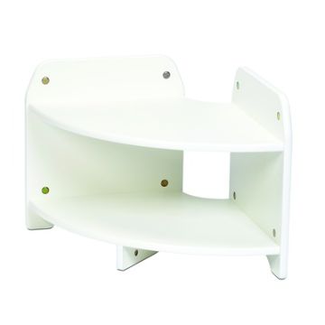 Baby Low Corner Unit White
