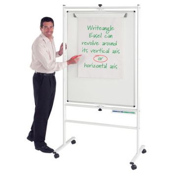 WriteAngle Revolving Laminate Whiteboard H1200mm x W900mm
