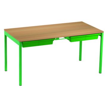 Romney Table & Trays 640x1100x550 Green / Beech