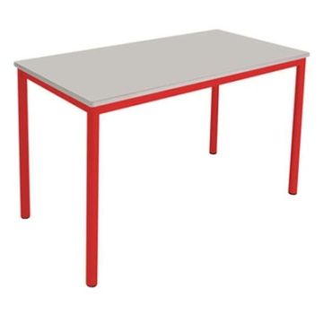Kentish Classroom Table H640mm Red/Grey