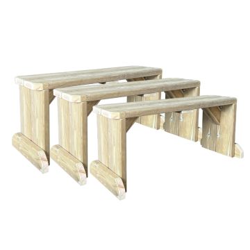 Outdoor Wooden Bench SH260mm