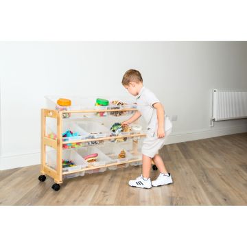 Single Sided 12 Tray Classroom Tidy