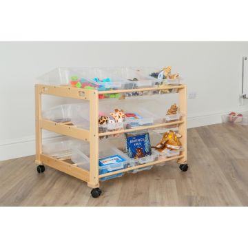 Double Sided 18 Tray Classroom Tidy