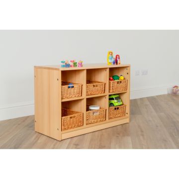 Room Scenes Storage Unit with 6 Baskets