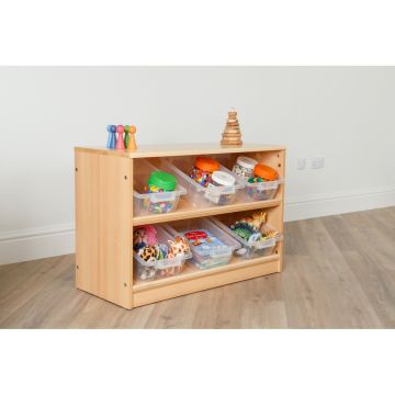 Room Scenes Angled Tidy Storage with 6 Trays