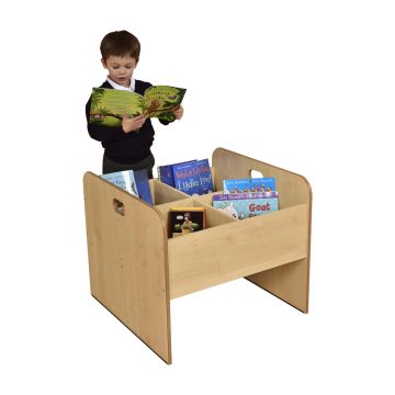 Browser Book Box Maple