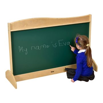 Wooden Room Divider Chalkboard
