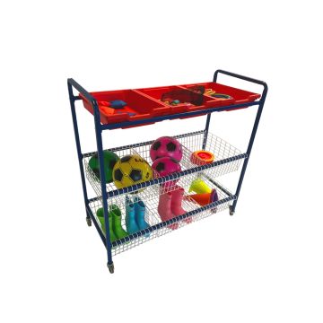 Mobile Wired Sand & Water Trolley