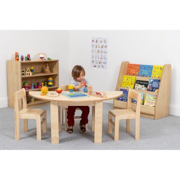 Wild Wood Semi Circle Table W1630 x D560 x H460mm