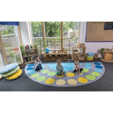 Lake Large Semi Circle Carpet