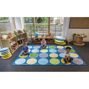 Lake Circles Rectangular Carpet