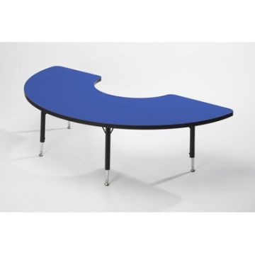 Tuf-Top Arc Table W1600 x D800mm Blue