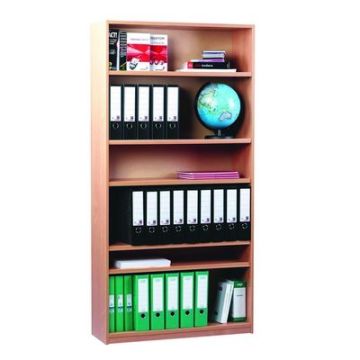 Open Bookcase 1 Fixed And 4 Adjustable Shelves Maple