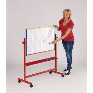 Write On Junior Mobile Whiteboard Red