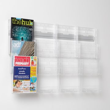 Universal Leaflet Display Range (C.) 12xA4 H590xW900xD110mm
