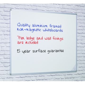 Non-Magnetic Writing Boards- H600xW900mm