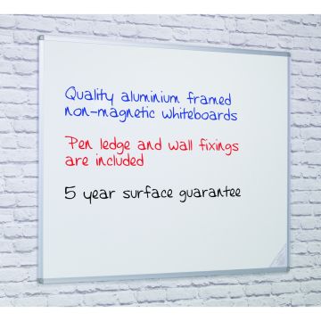 Non-Magnetic Writing Boards- H900xW1200mm
