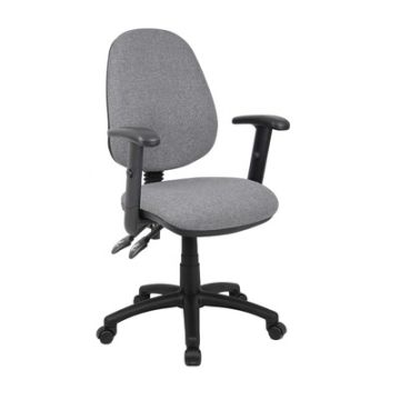 Vantage 2 Lever Chair with Adjustable Arms Grey