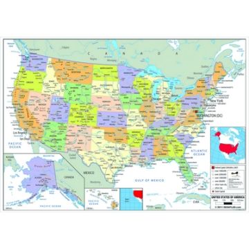 USA Political Map
