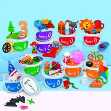 Vowel Teaching Tubs Pack of 10