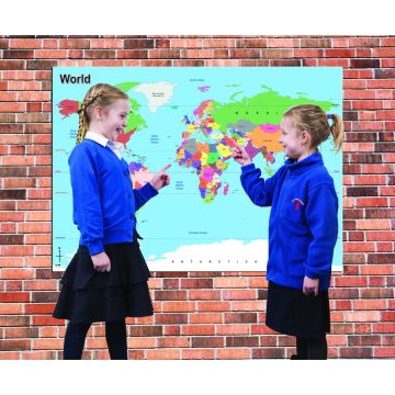 Outdoor Board Map World