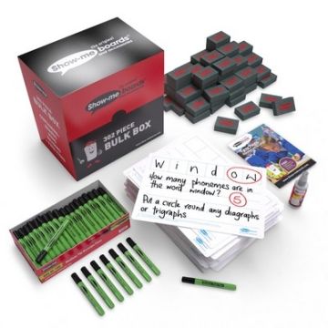 A4 Show-me 6-Frame Phoneme Whiteboards 100 Sets