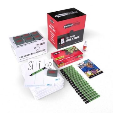 A4 Show-me Phonics Progression Whiteboards Bulk Box 100 Sets