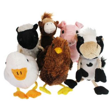 Farm Animals Finger Puppets Pack of 6