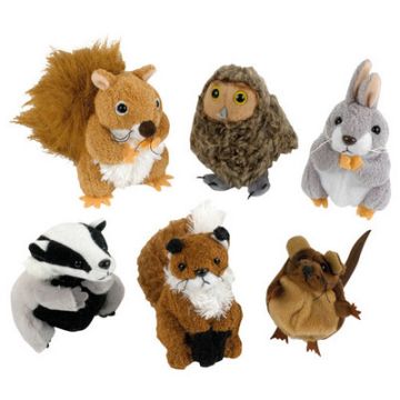 Woodland Animals Finger Puppets Pack of 6
