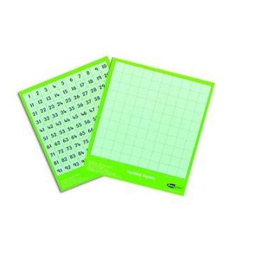 Hundred Drywipe Square Child Green Pack of 30
