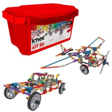 K'NEX Creation Zone 50 Model Building Set 417 Pieces