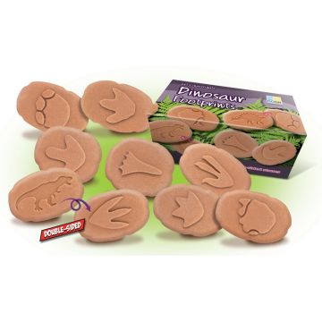 Let's Investigate Dinosaur Footprints Pack of 8