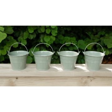 Small Buckets Cement Grey Set of 4