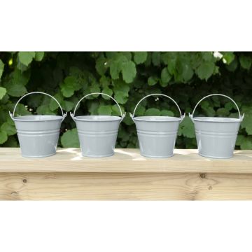 Small Buckets Squirrel Grey Set of 4