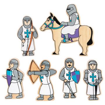 Knight Characters Blue Set 1
