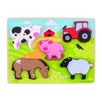 Chunky Lift Out Puzzle Farm