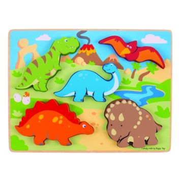 Chunky Lift Out Puzzle Dinosaurs