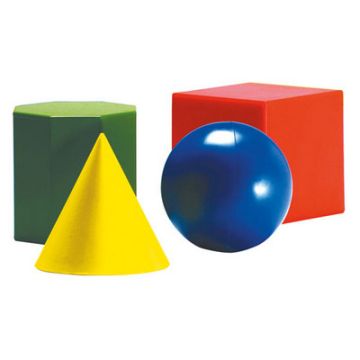 Large 3D Shapes Assorted  Pack of 17