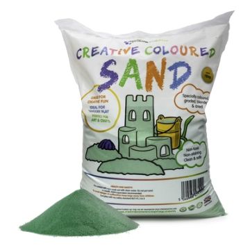 Coloured Sand 15kg Green