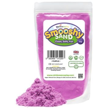 Smooshy Sand 1kg Purple