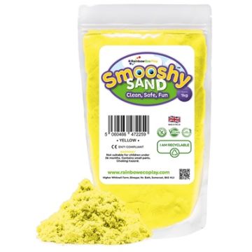 Smooshy Sand 1kg Yellow