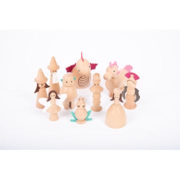 Wooden Enchanted Figures Pack of 10