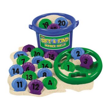 Numbers Sift & Find Shells Pack of 20