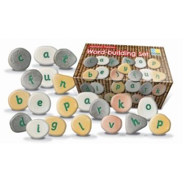 Word Building Alphabet Pebbles Set of 50