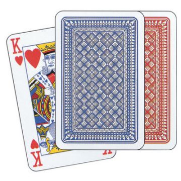 Standard Pack Playing Cards Red/Blue Pack of 52