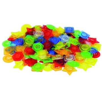 Stackable Translucent Buttons Pack of 144