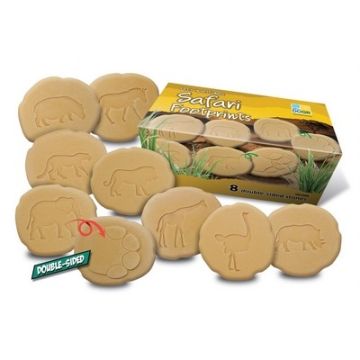 Let's Investigate Safari Footprints Pack of 8