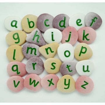 Jumbo Pebbles Lowercase Alphabet Pack of 26